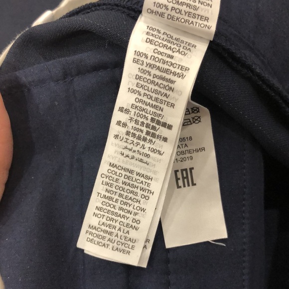 Tory Burch Sport Navy Blue Performance Golf Pants 6 - Picture 9 of 9